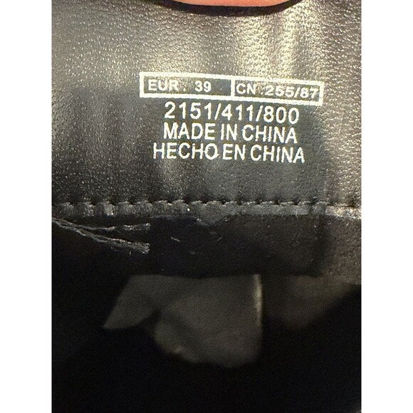 ZARA Women Chunky Sole Black Faux Leather Chelsea Ankle Boots US 8 EUR 39 - Picture 11 of 13